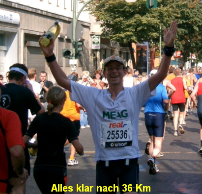 Alles klar nach 36 Km